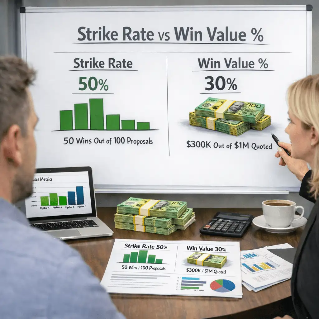 Strike Rate vs Win Value Percentage